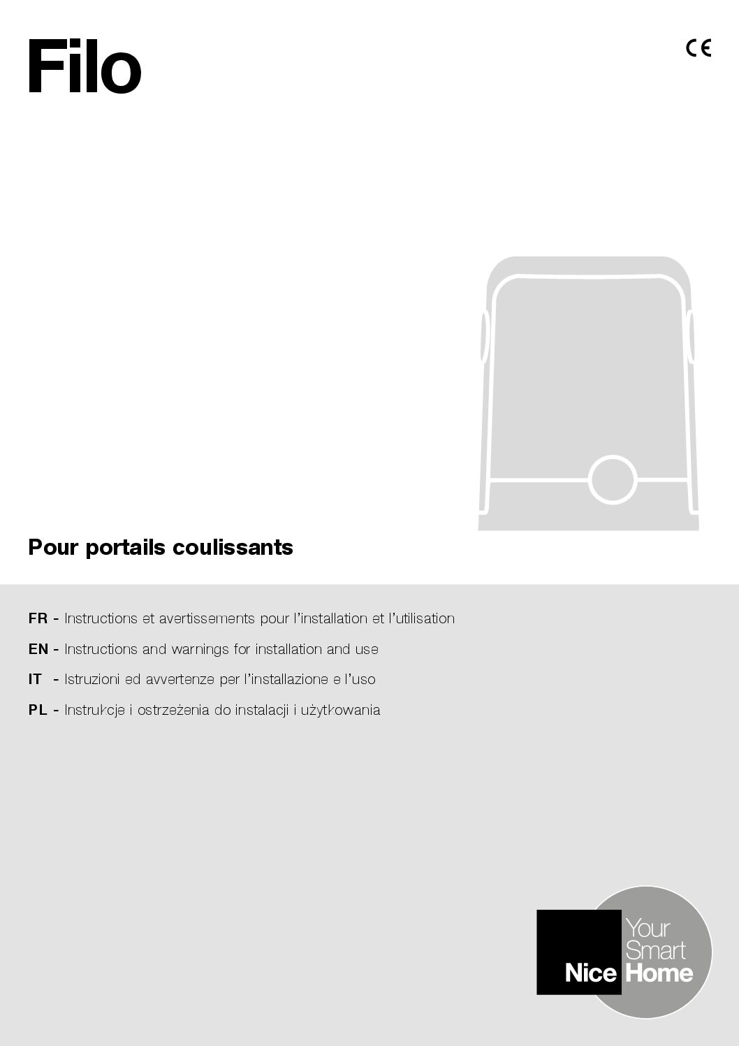 Nice Home Filo 400/600 Manual