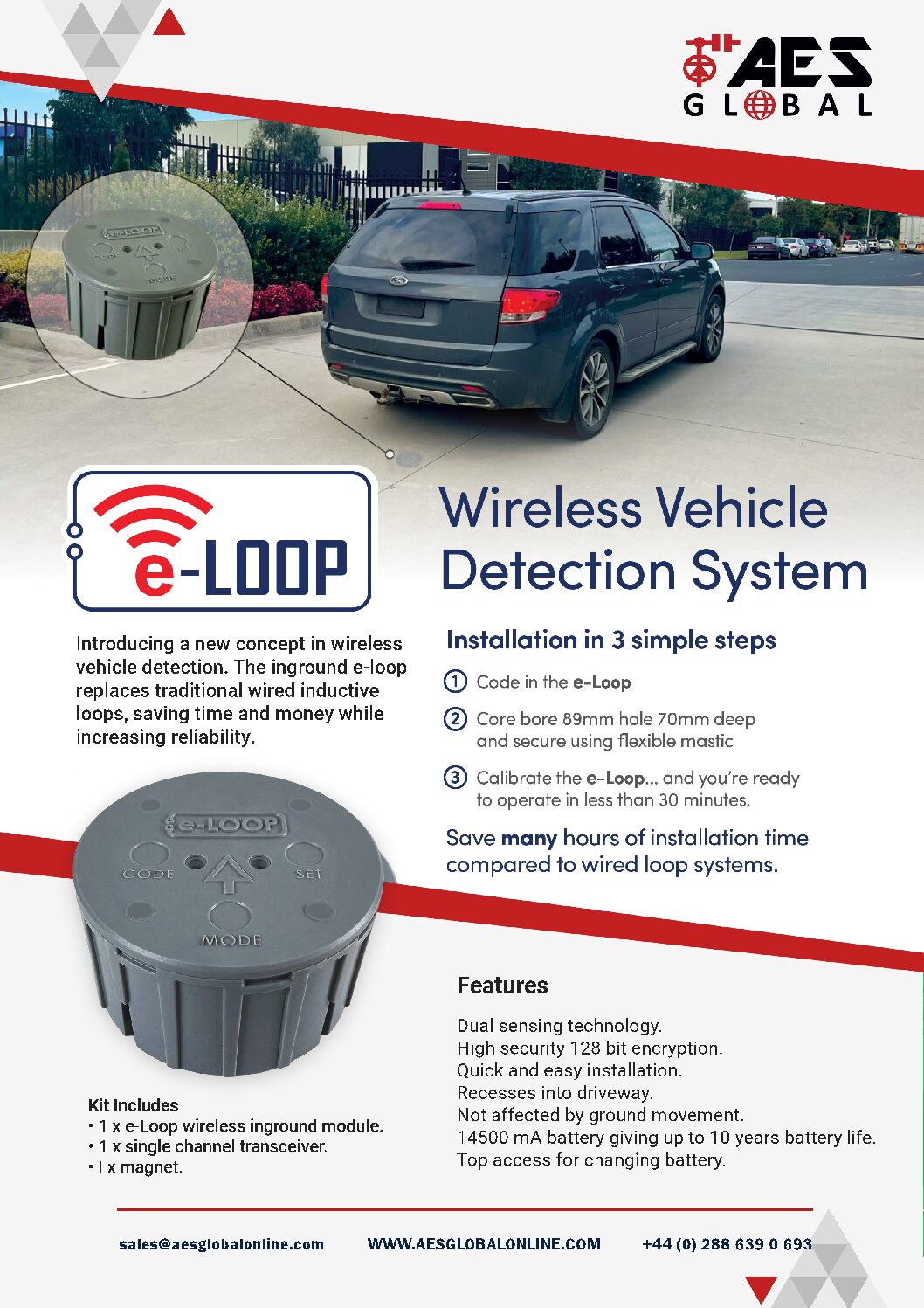 AES ELIG00 Commercial in ground exit mode datasheet