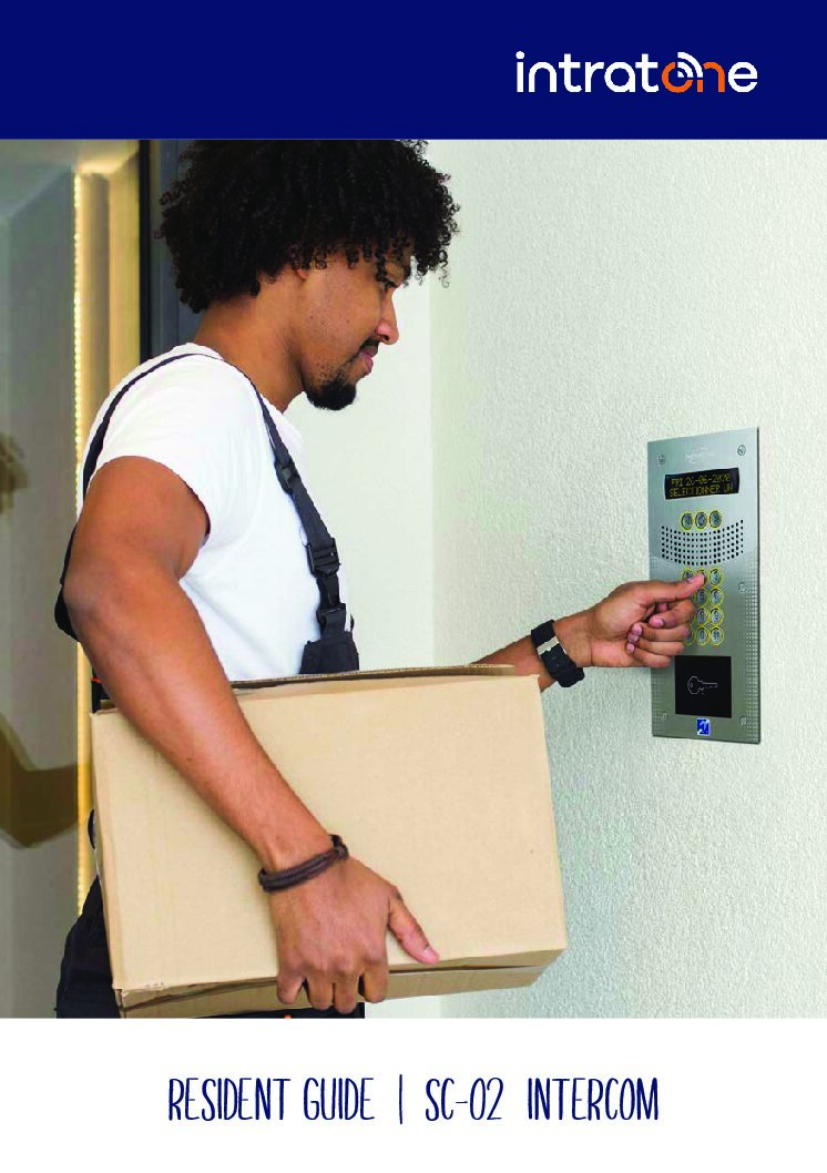 Intratone SC-02 User guide