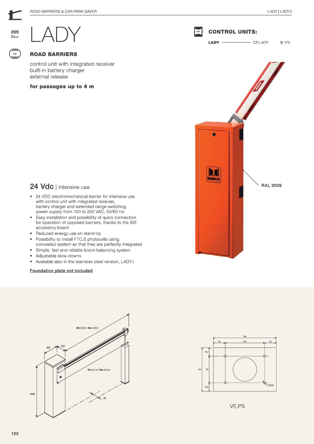 Beninca LADY Datasheet
