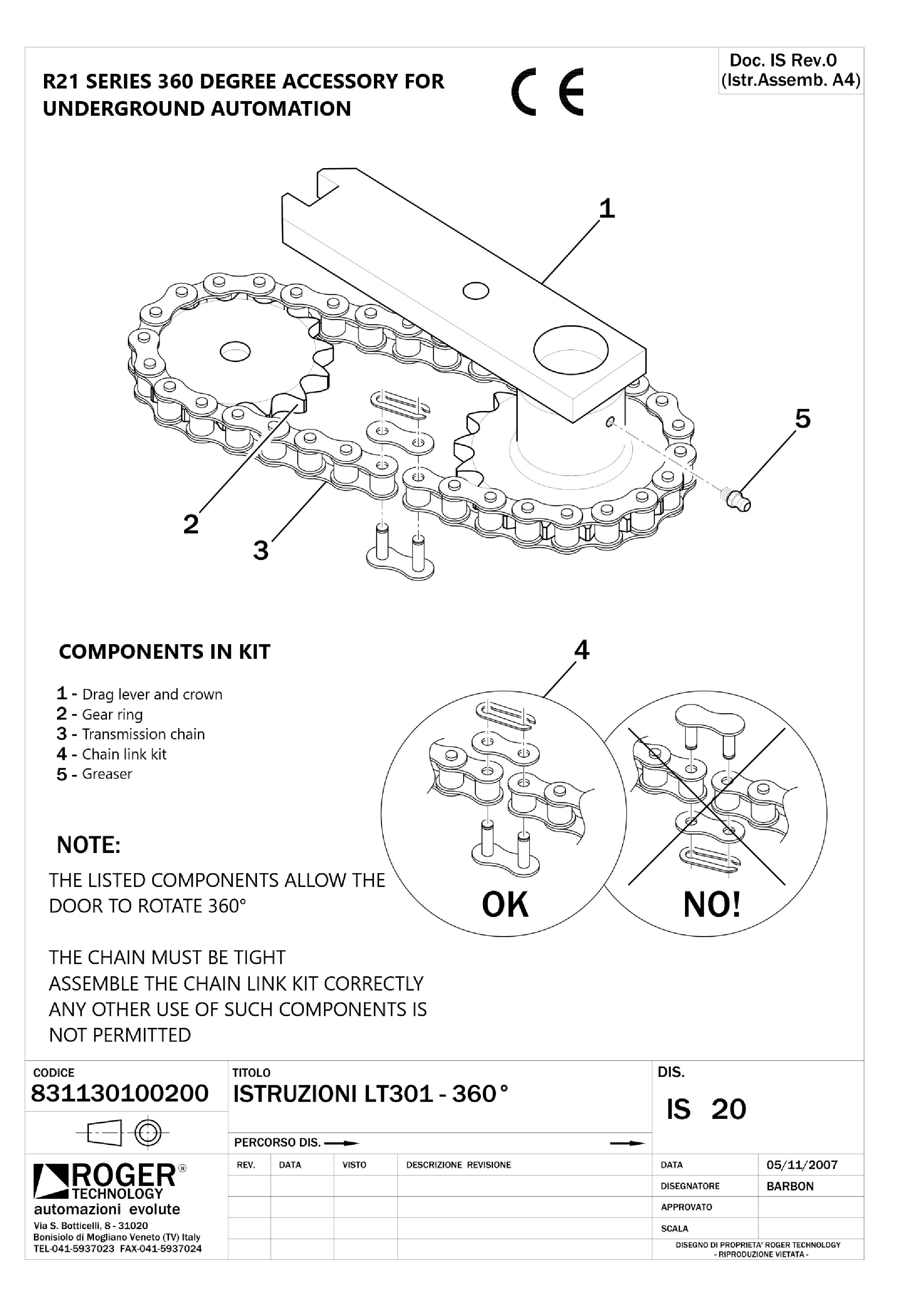 Roger LT301 Datasheet