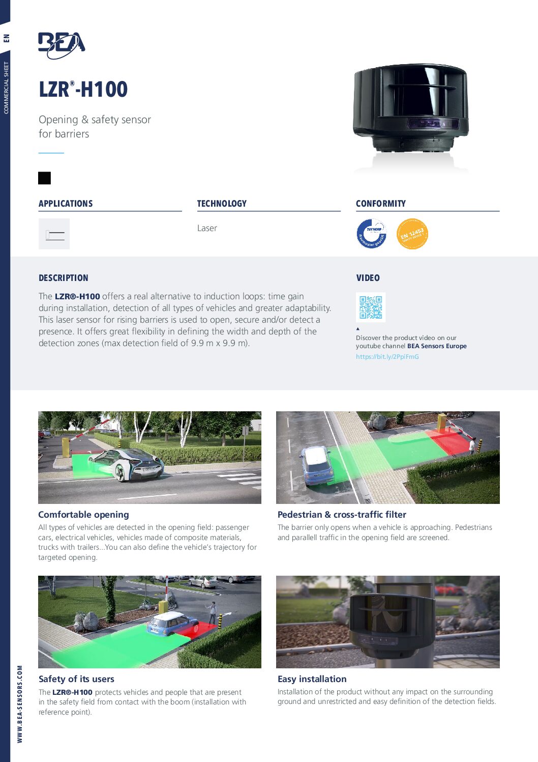 BEA LZR H100 Datasheet