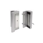 Locinox MAG6000 magnetic lock with handles up to 600kg pull force – Silver