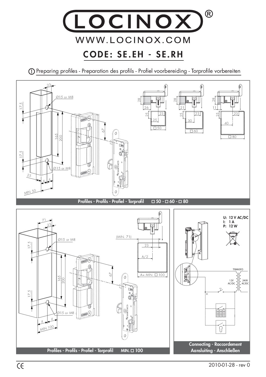 Locinox SE.E Datasheet