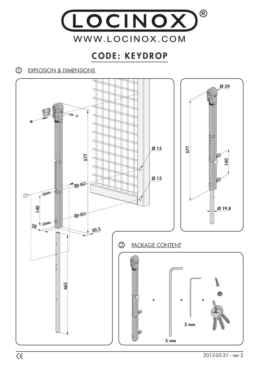 Locinox Keydrop Manual