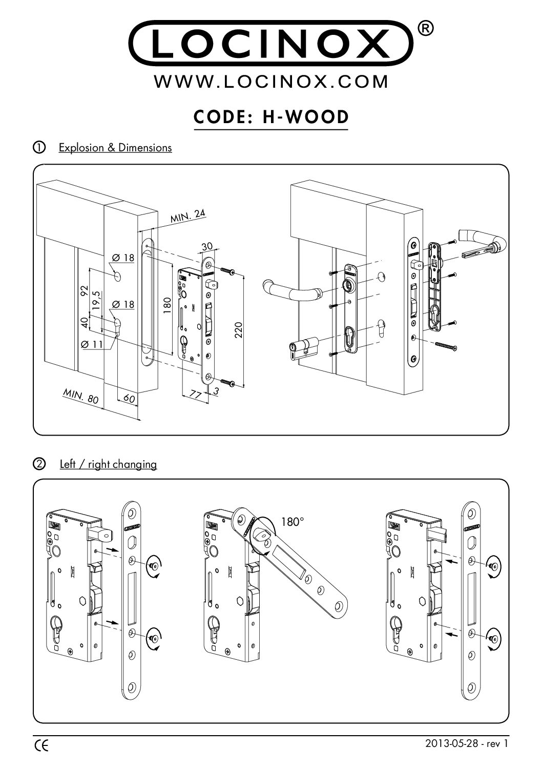 Locinox H-Wood Manual