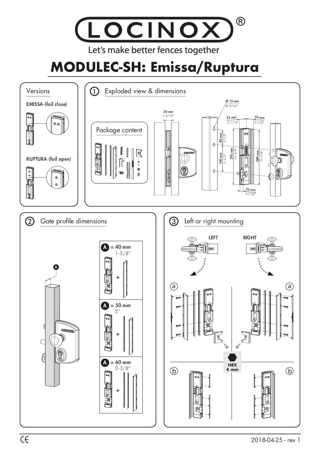 Locinox Modulec SH Manual