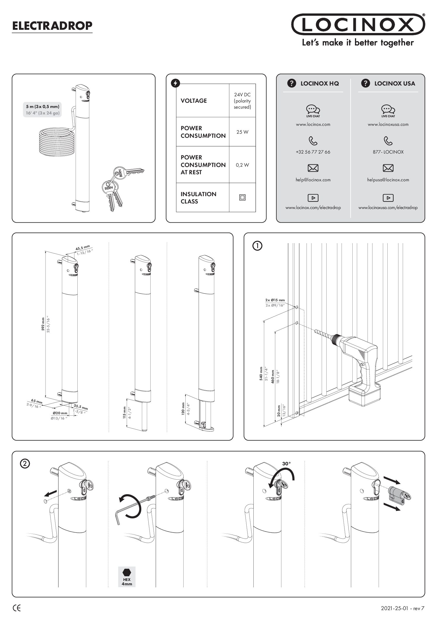 Locinox Electradrop Manual