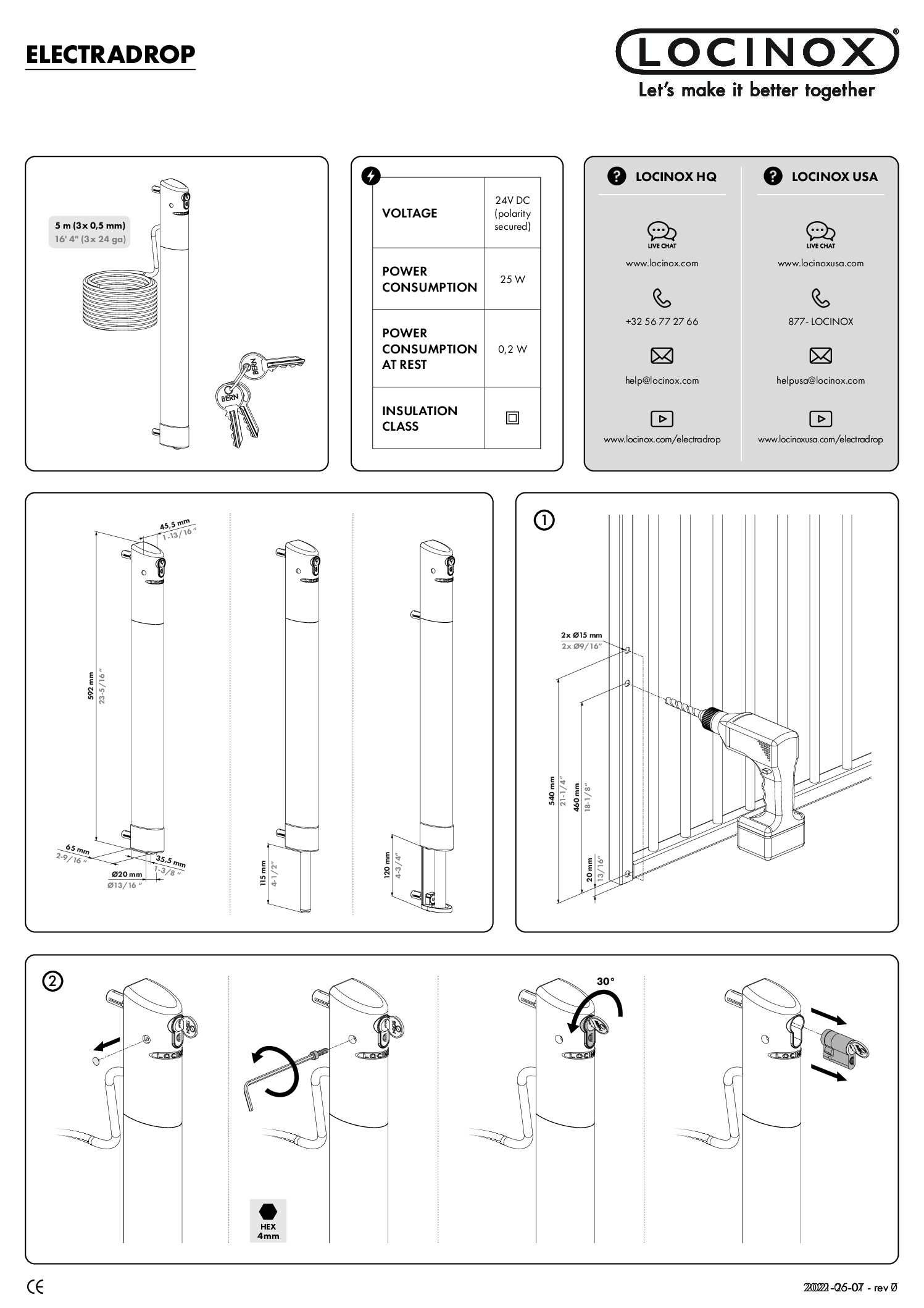 Electradrop E Manual