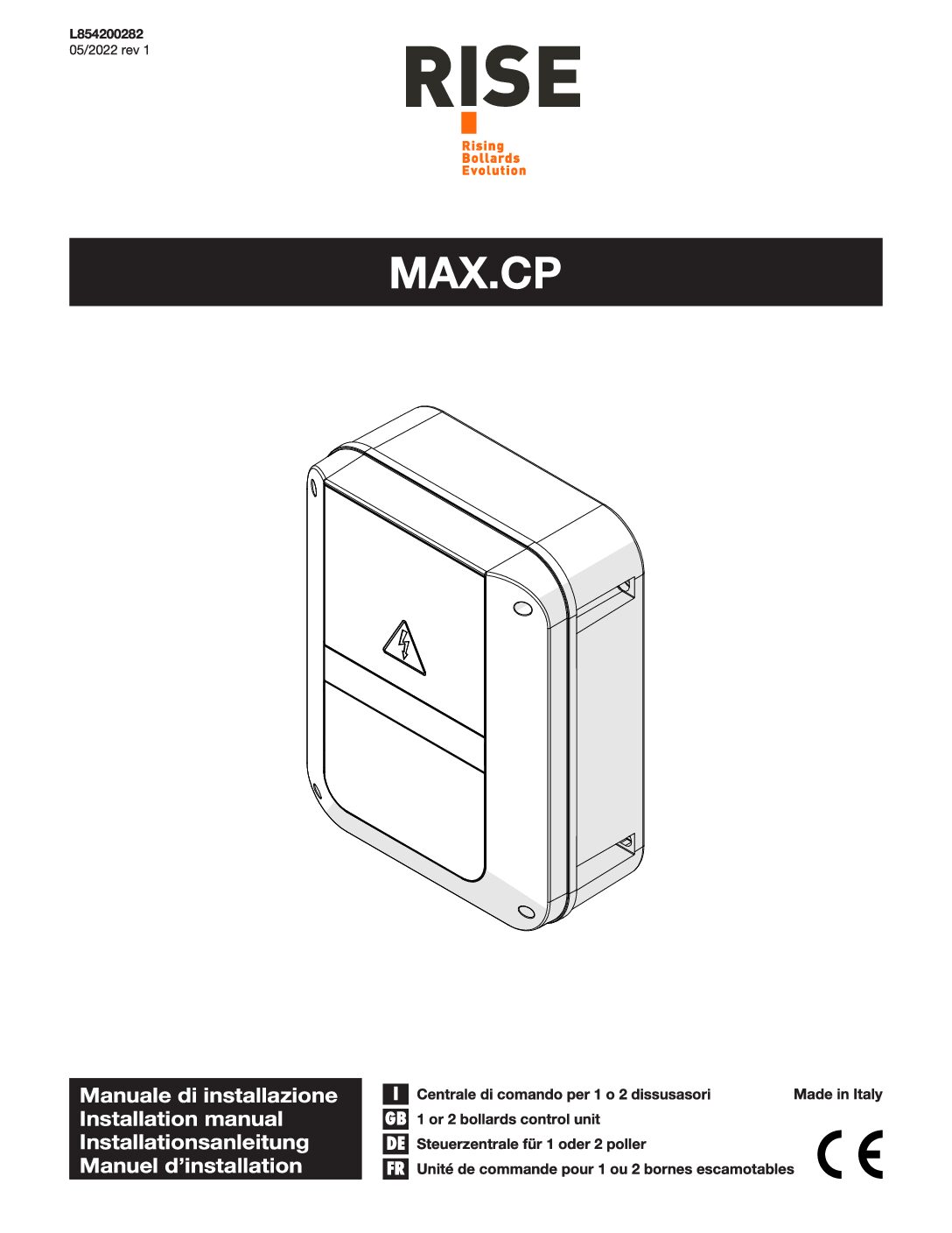 Spartacus MAX.CP Manual