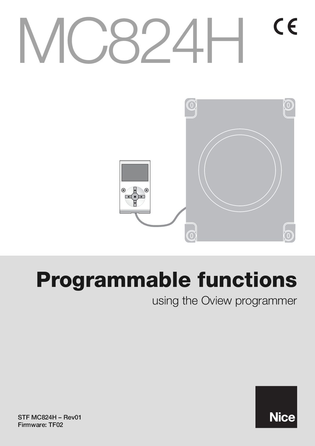 Nice MC824H Oview Manual