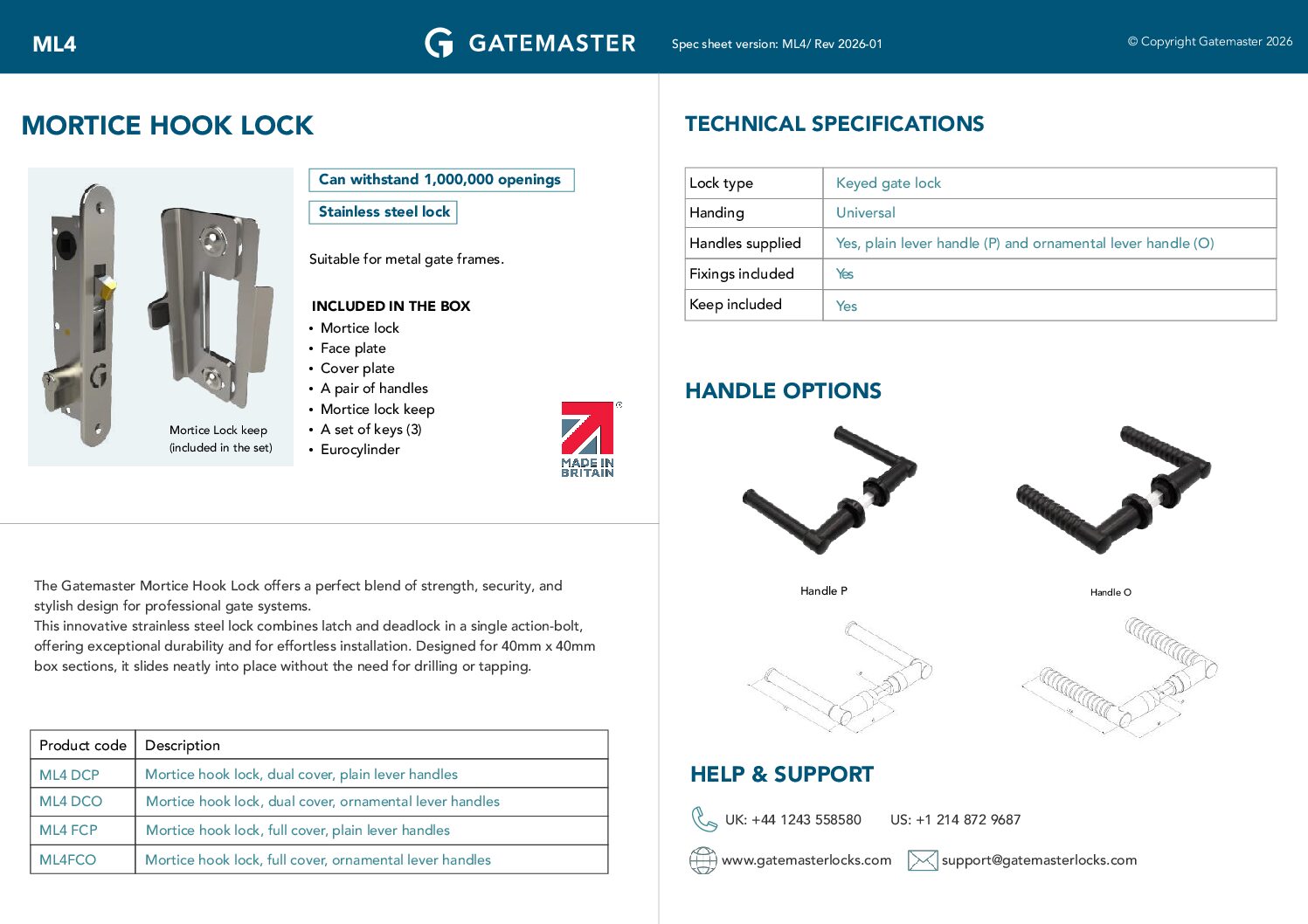 Gatemaster ML4DC / ML4FC