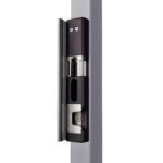 Locinox MODULEC-SH-9005 Surface mount electric security strike keep- Fail open in black