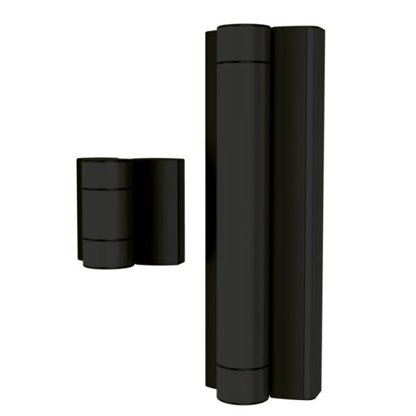 Locinox Magnus Black Reversible motorised gate closer and hinge set