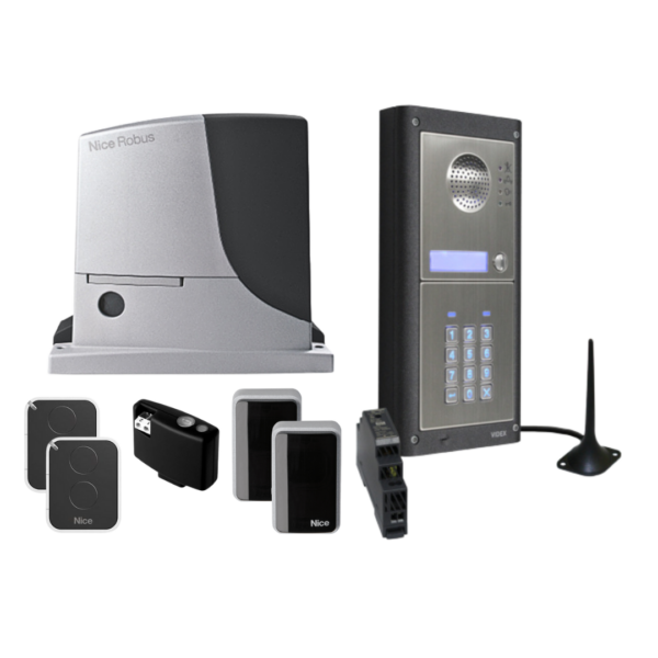 Robus sliding gate kit & GSM intercom with keypad bundle offer 2