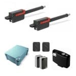 Nice Titan 3724 HS kit 2 24v double leaf swing gate kit for gates up to 3.7m per leaf