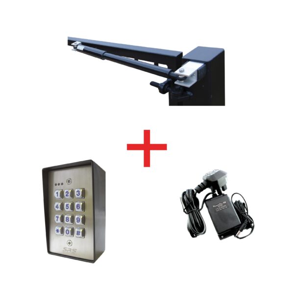 GCG200 gate closer, DC60SS Keypad & 12V 1A power supply kit offer