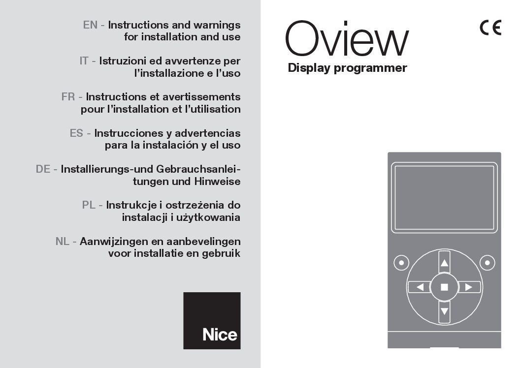 Nice OVIEW Manual