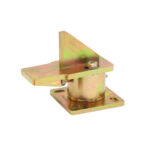PG 50 IR Q Cantilevered rotating bottom hinge with rectangle fixing plate for 50mm box section
