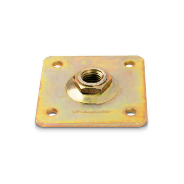 PR24 Adjustable Hinge Plate (120x120) with nut M24 thread
