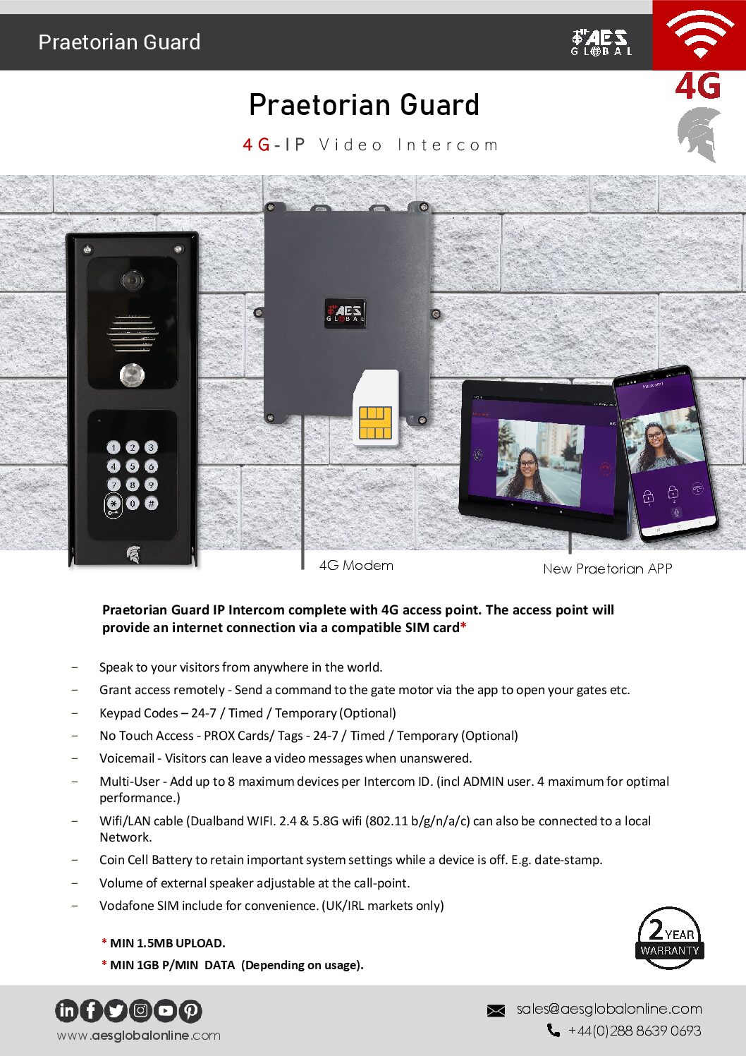AES Praetorian Guard IP Datasheet 1