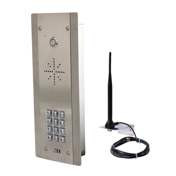 AES Prime 7 Stainless 4G Flush mount GSM with keypad