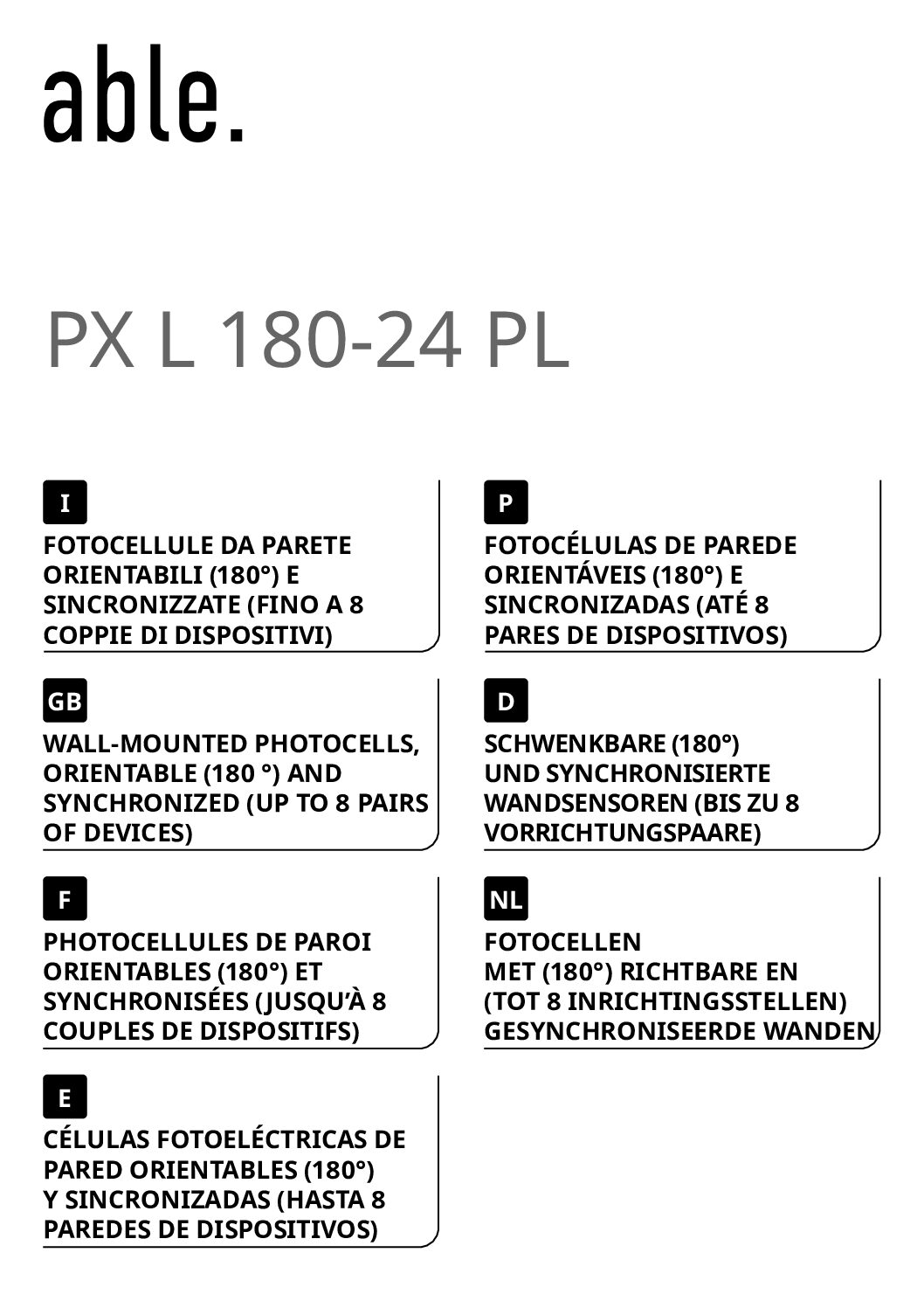 ABLE V2 13Y003 Manual