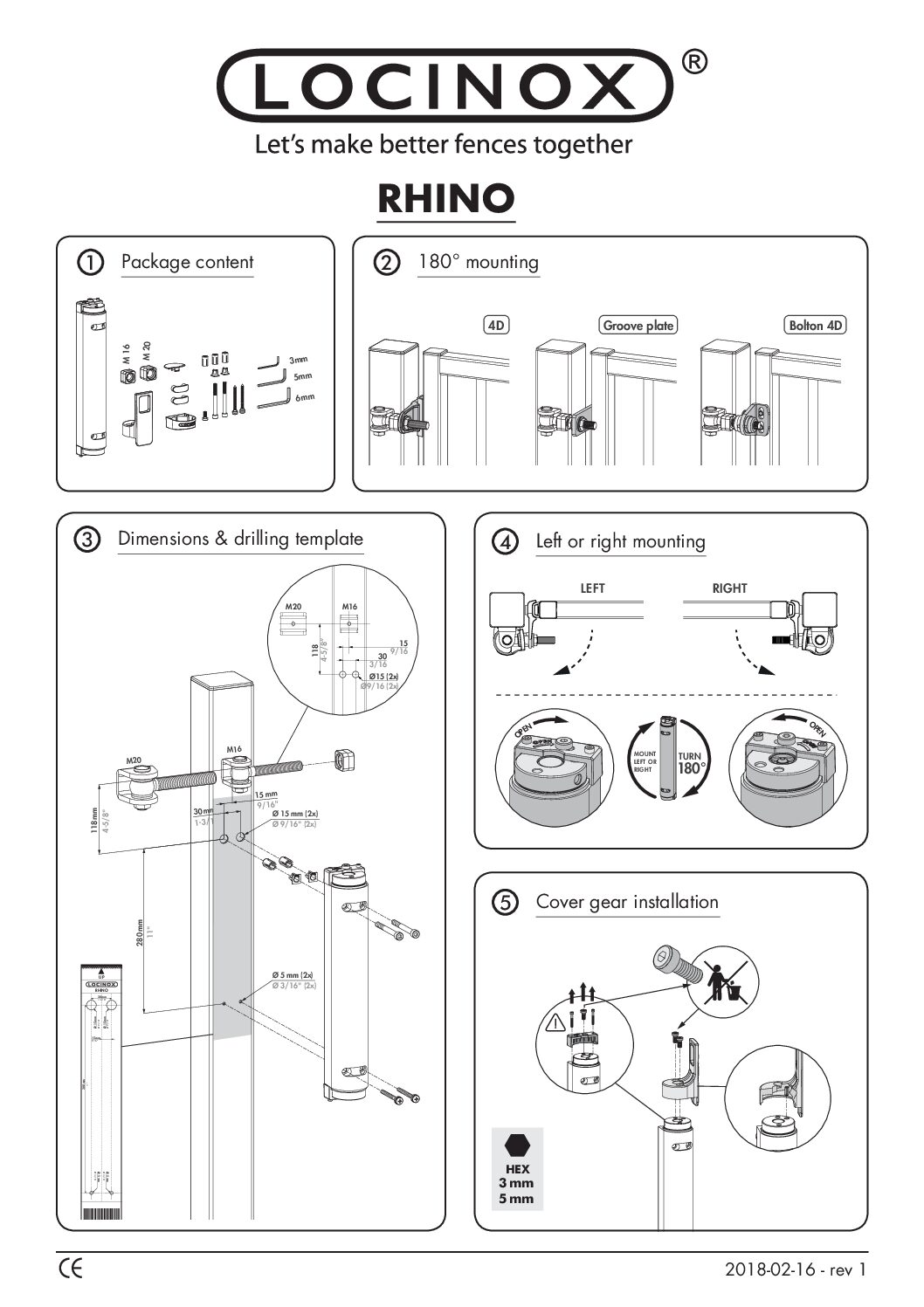 Locinox RHINO Manual