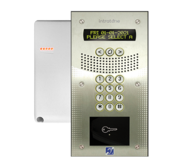 Intratone SC-02 Flush 2 way Video GSM intercom with 15 year Unlimited SIM