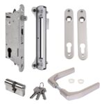 Locinox SIXTYSET-60M-JA insert lock set for 60mm box aluminium, metal or PVC gates