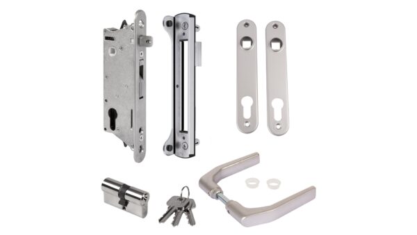 Locinox SIXTYSET-60M-JA insert lock set for 60mm box aluminium, metal or PVC gates