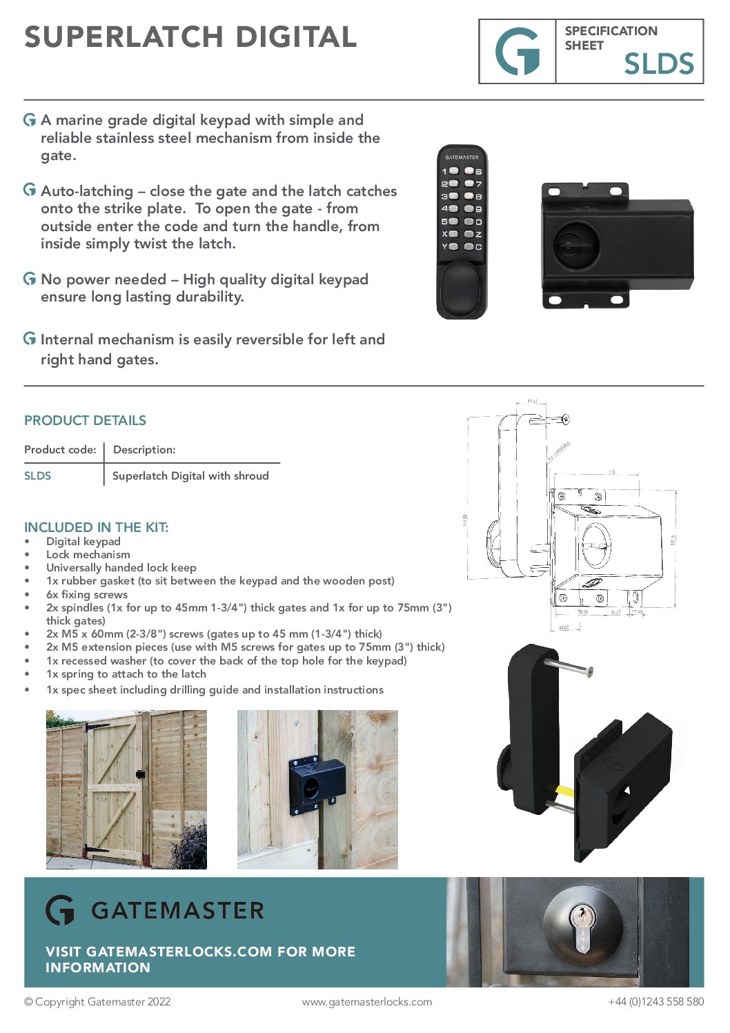 Gatemaster SLDS Specification