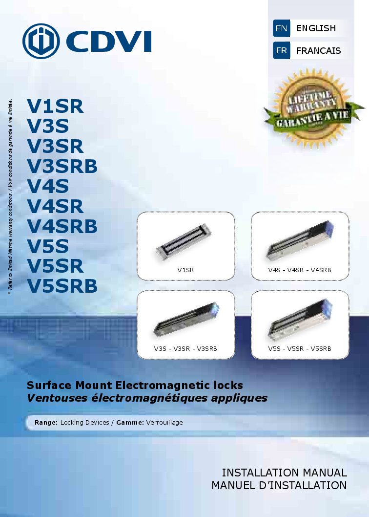 CDVI V Series Manual