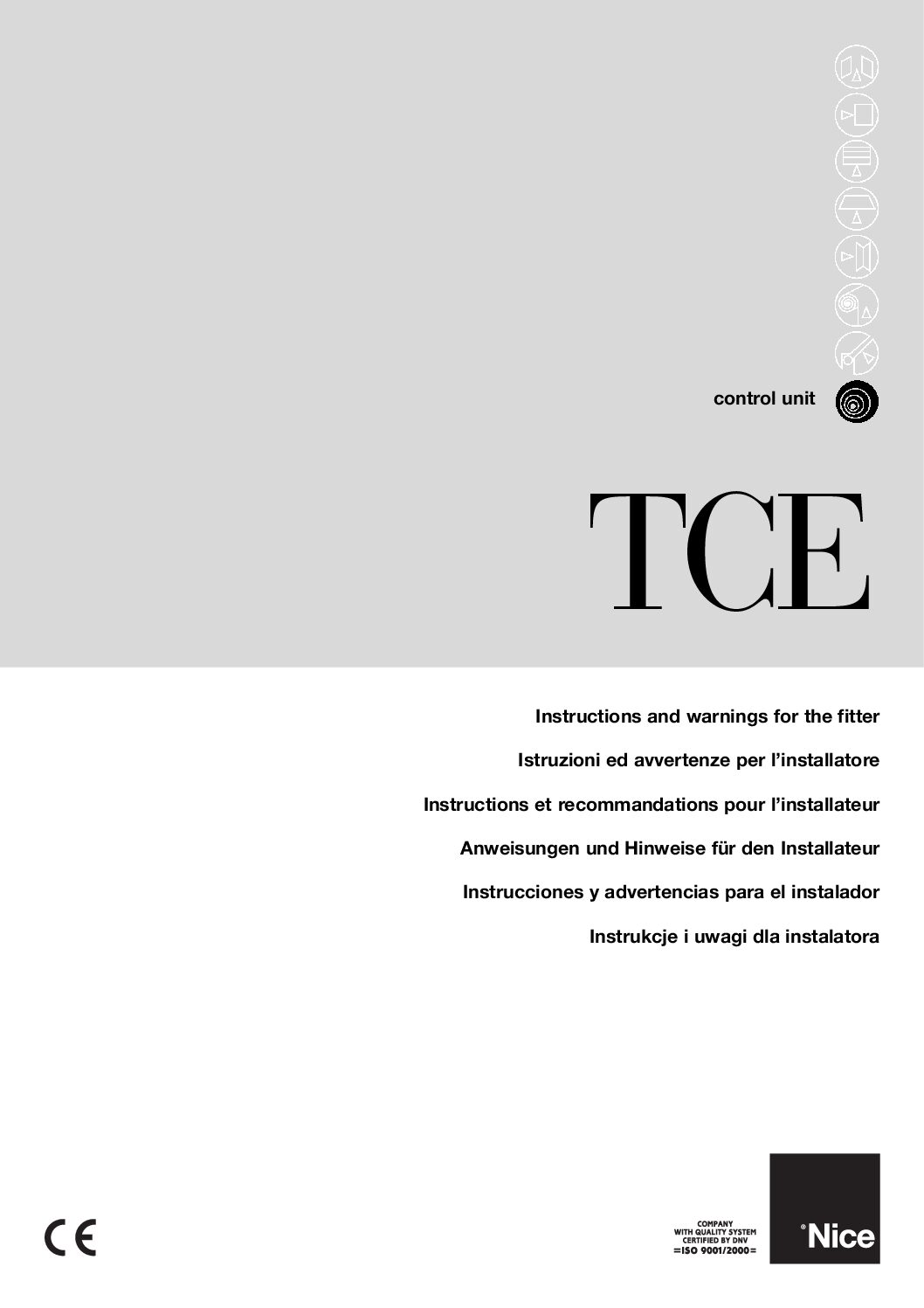 Nice TCE Manual
