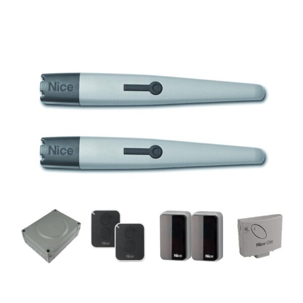Nice TOONA5024-DKIT 24v double leaf swing gate kit for gates up to 5m per leaf