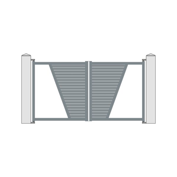 Aluminium driveway gate - Arpeggio Vogan - Image 2