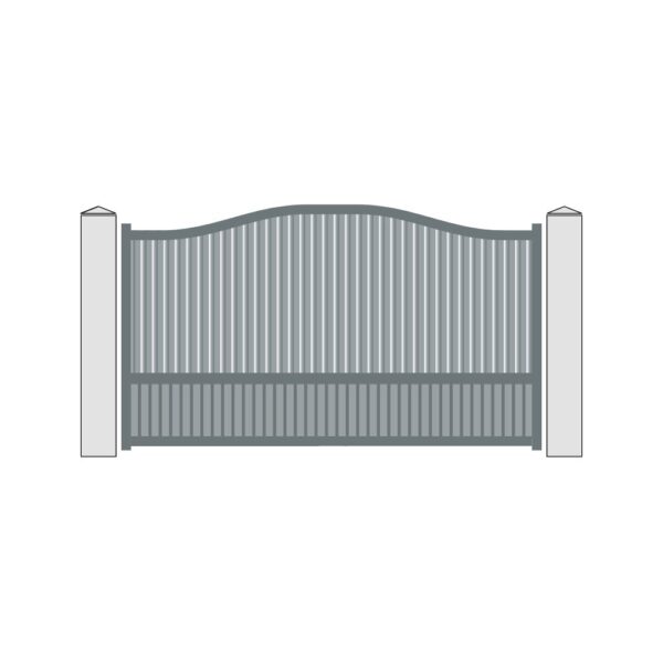 Aluminium driveway gates - Discrete Victoria - Image 2