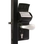 Locinox Valentino Battery Powered 40-60mm Swing gate lock with code lock black
