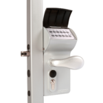Locinox Valentino Battery Powered 40-60mm Swing gate lock with code lock Zilv