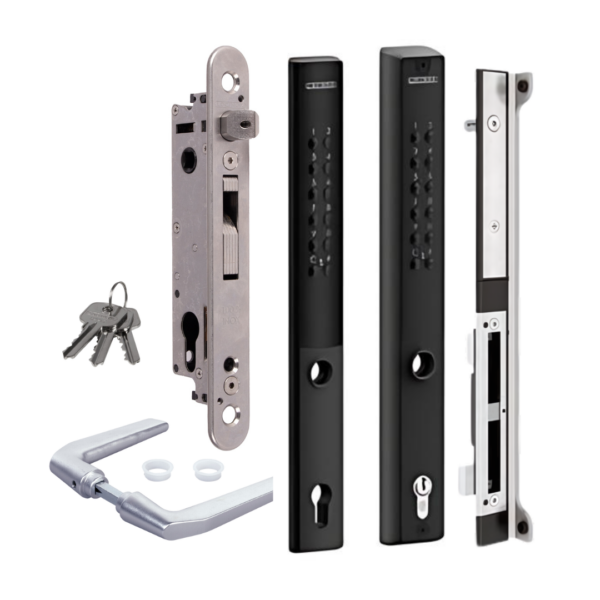 Locinox Vera 40mm Double sided code lock kit, Black finish Keyed alike