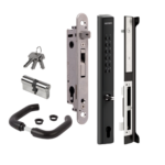 Locinox Vera 40mm Single sided code lock kit, Black finish Keyed alike