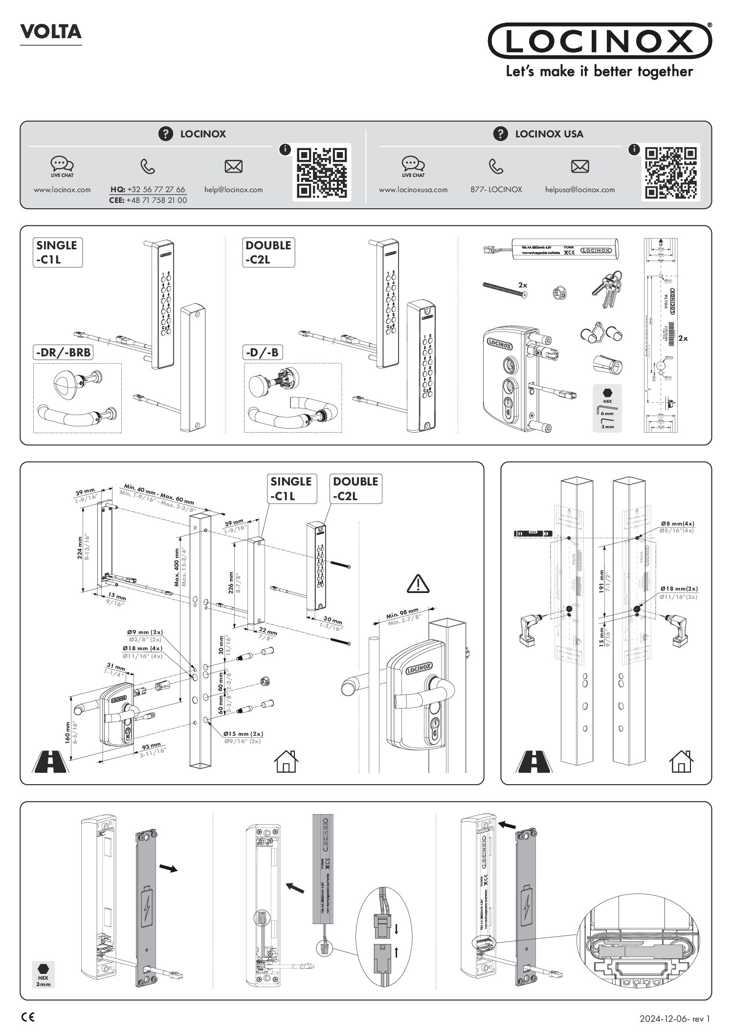 Locinox Volta Manual