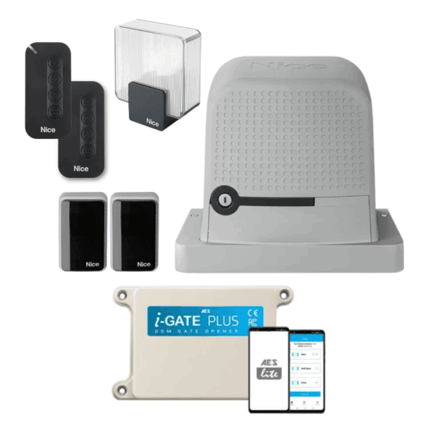 Nice RBS600BDKCE + AES I-Gate Plus 4g GSM gate controller