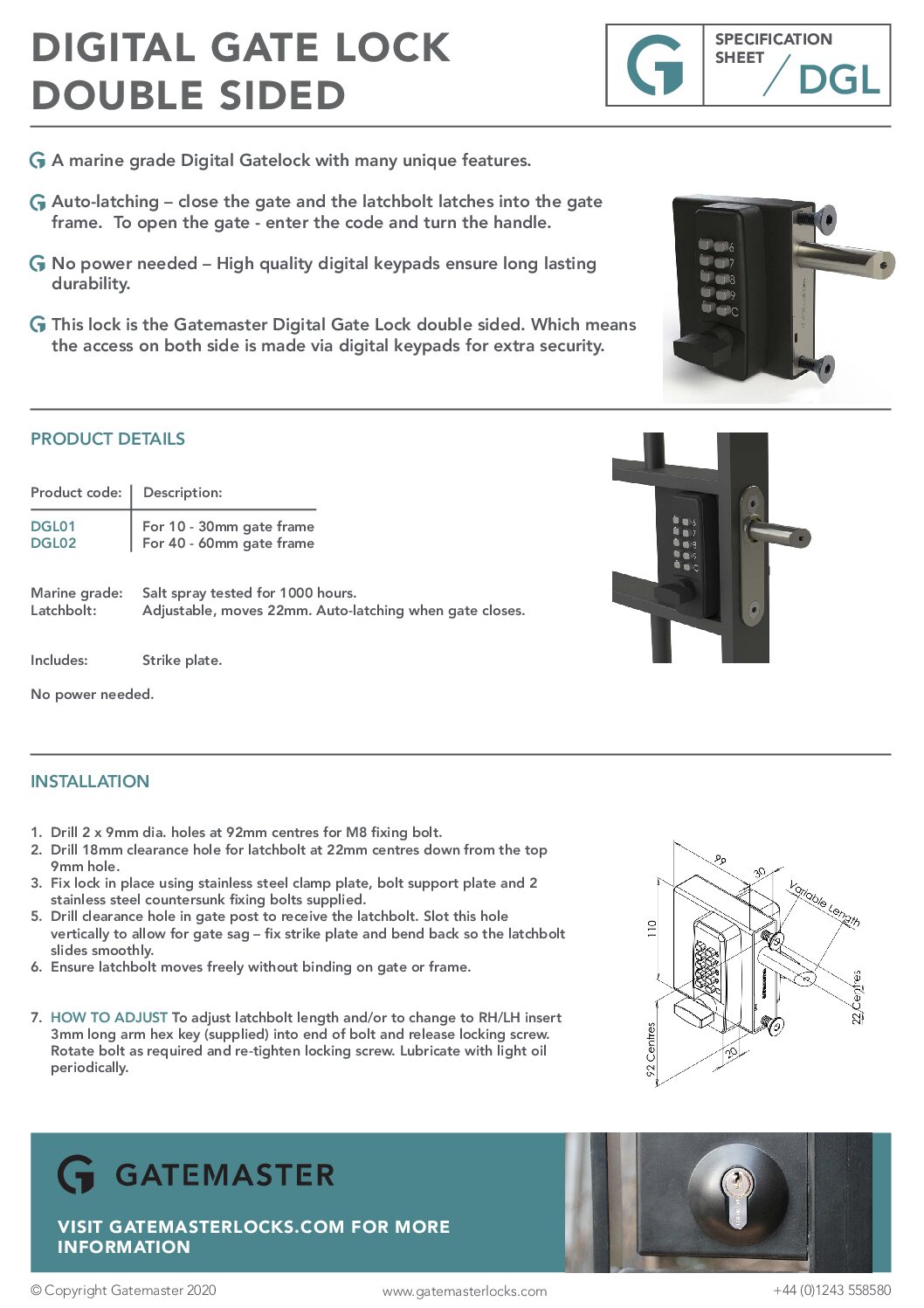 Gatemaster DGL Specification
