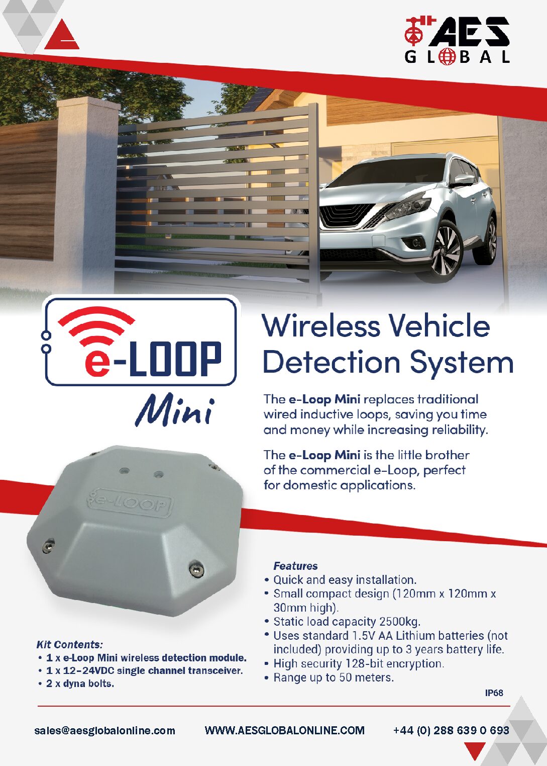 AES ELOOM Domestic exit mode datasheet