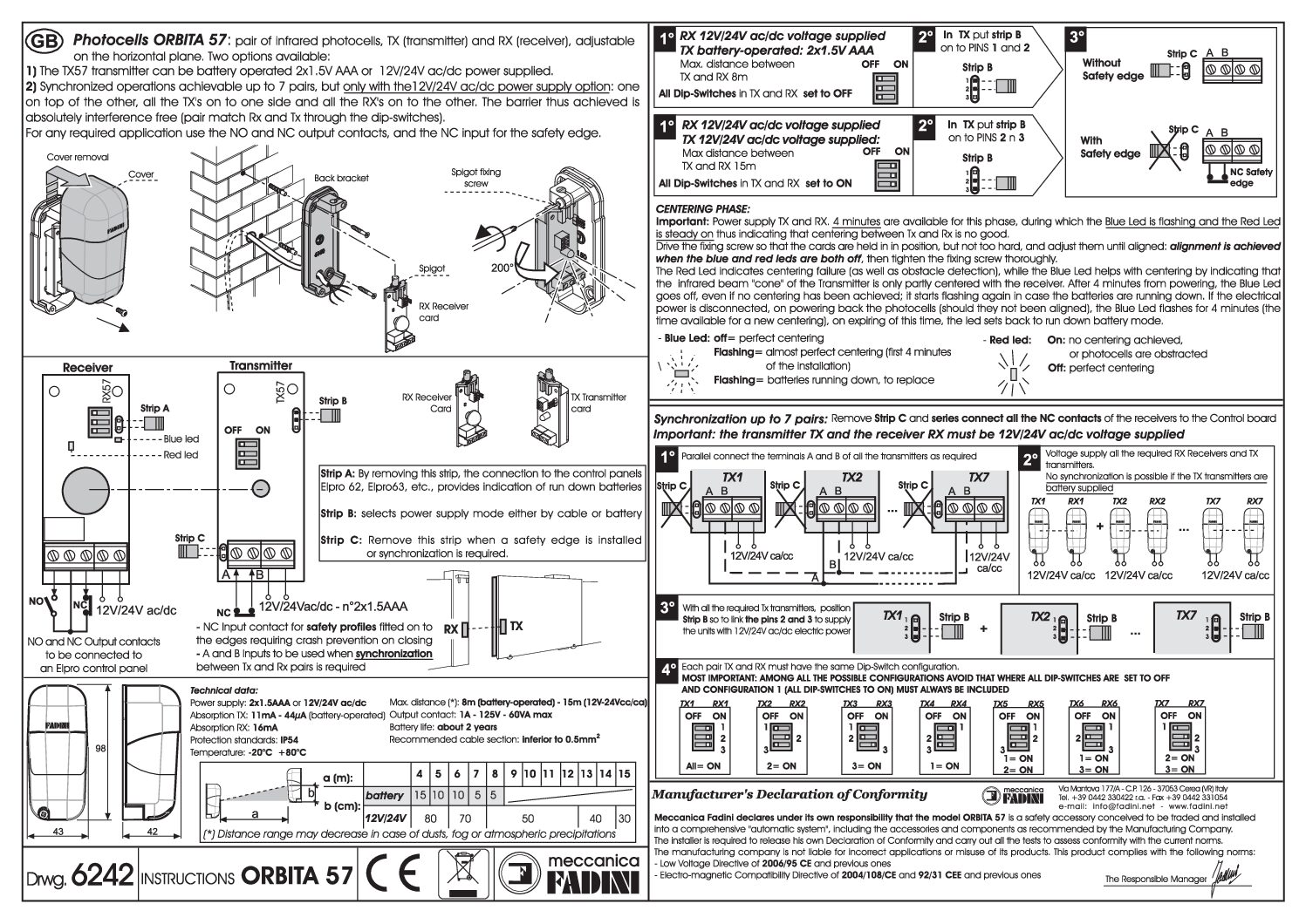 Fadini 570L Orbita Manual