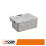 Roger Technology FU100 Cold Galvanised foundation box