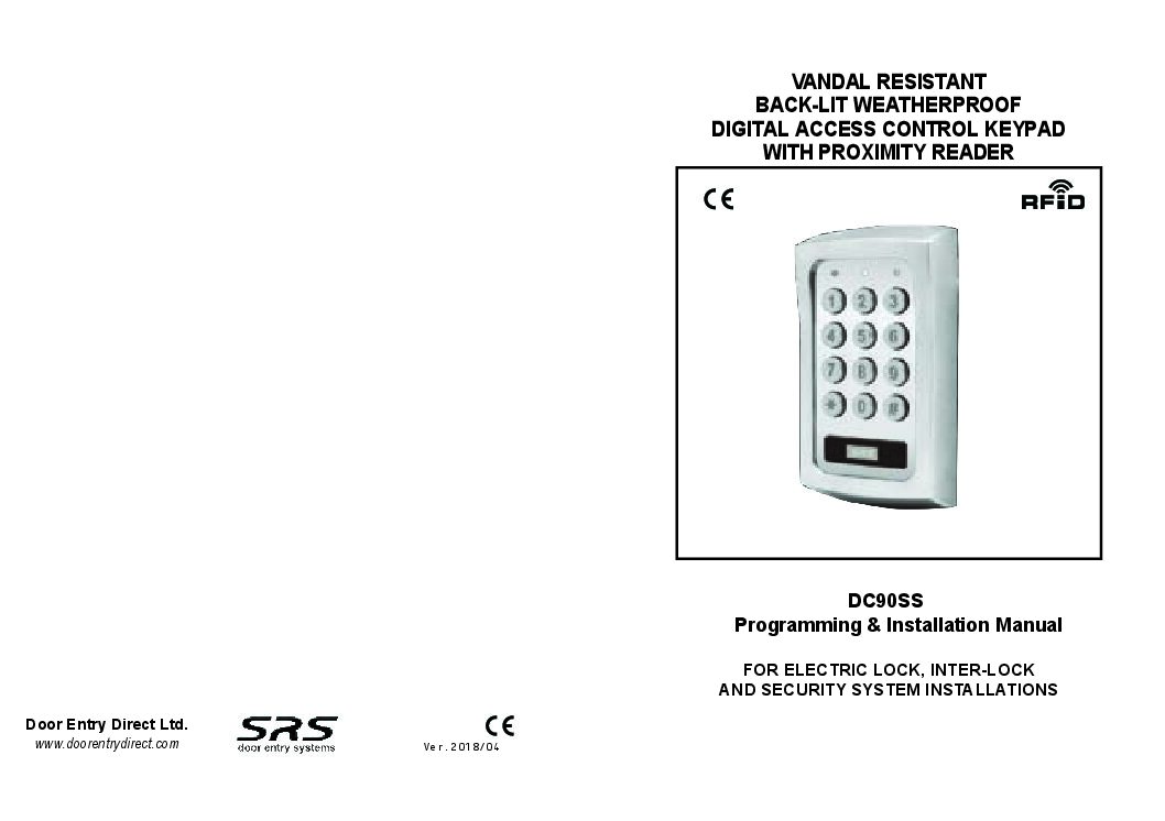 SRS DC90SS Manual