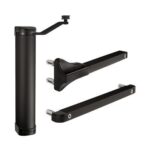 Locinox Lion Black compact hydraulic gate closer for all pedestrian gates
