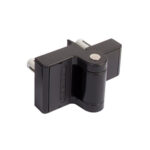 Locinox Puma compact 2-way adjustment 180° surface mounted hinge – Black